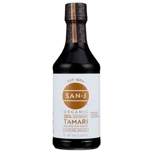 SAN-J, Organic Tamari Gluten Free Soy Sauce (reduced sodium) 20oz