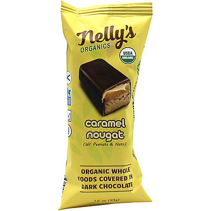 Nelly's Organics, Caramel Nougat Bars 1.6oz (Chill)