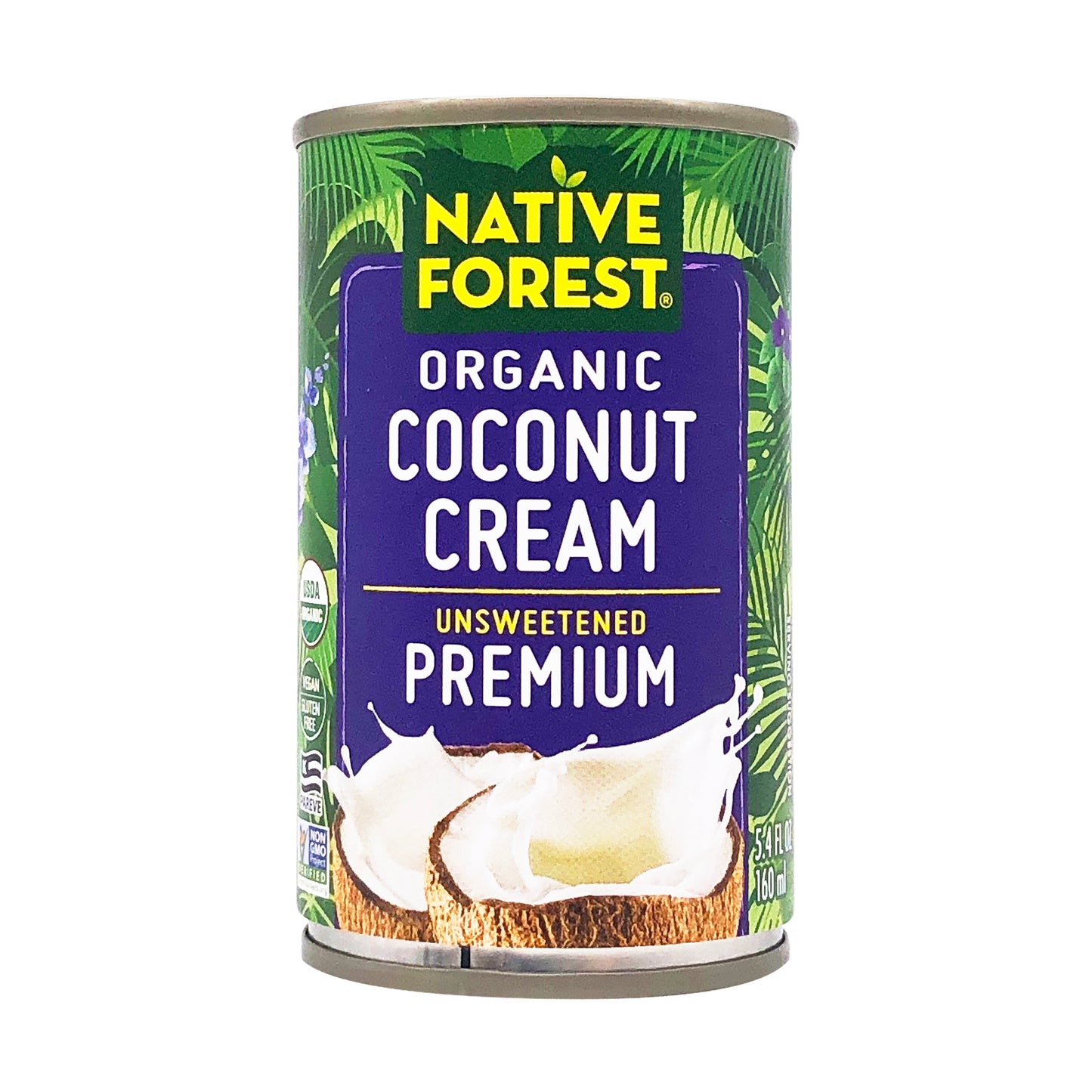Native Forest, Organic Unsweetened Premium Coconut Cream 5.4oz