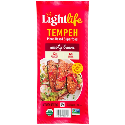 Lightlife, Smokey Tempeh Strips 6oz (Frozen)