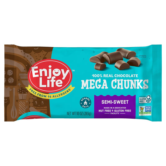 Enjoy Life, Gluten Free Semi-Sweet Mega Chunks Chocolate 10oz
