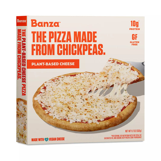 Banza - Gluten Free Vegan Cheese Pizza 11.7oz (Frozen) “best by 22 May 2024”