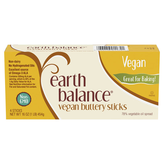 Earth Balance, Vegan Buttery Sticks 16oz (Chill)