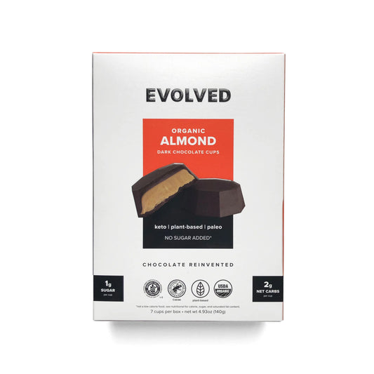 Evolved Chocolate, Almond Butter Keto Cups 4.93oz (Chill)