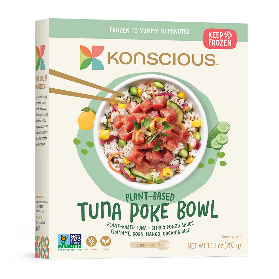 Konscious, Vegan Tuna Poke Bowl 10.3oz (Frozen)
