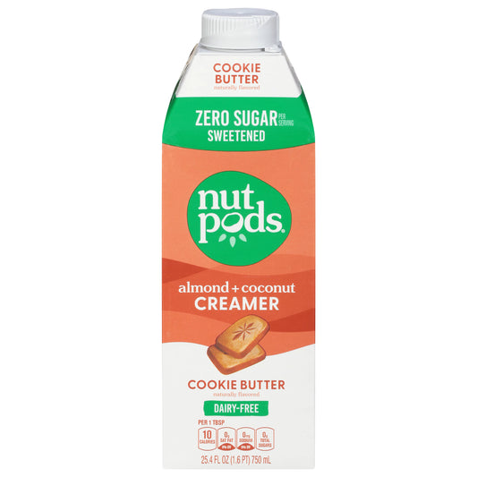 Nutpods, Almond+Coconut Creamer Cookie Butter Sweetened 25.4oz (Chill)