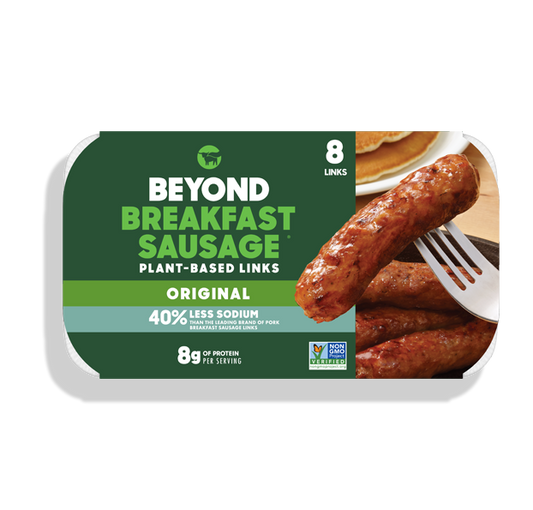 Beyond Meat, Beyond Breakfast Sausage Links Classic 8.3oz (Frozen)
