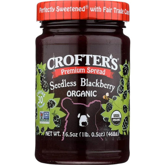 Crofter's Organic, Blackberry Seedless Premium Spread 16.5oz