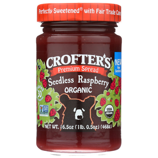 Crofter's Organic, Raspberry Seedless Premium Spread 16.5oz