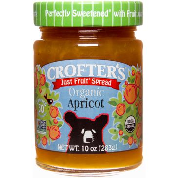 Crofter's Organic, Just Fruit Spread Organic Apricot 10oz