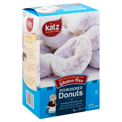 Katz, Gluten Free Powdered Donuts 10.5oz (Frozen) “best by 10/11/23”