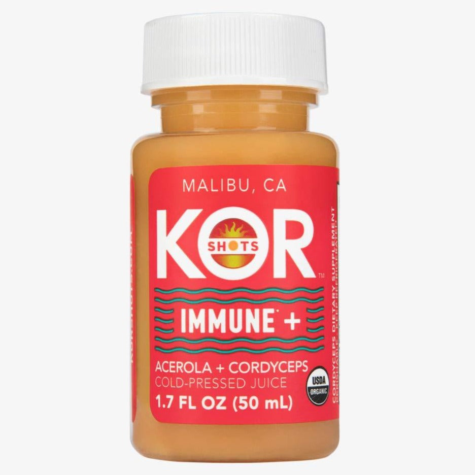 KOR Shots - Cold-Pressed Immune Ginger Cordyceps Shot 1.7oz (Chill)