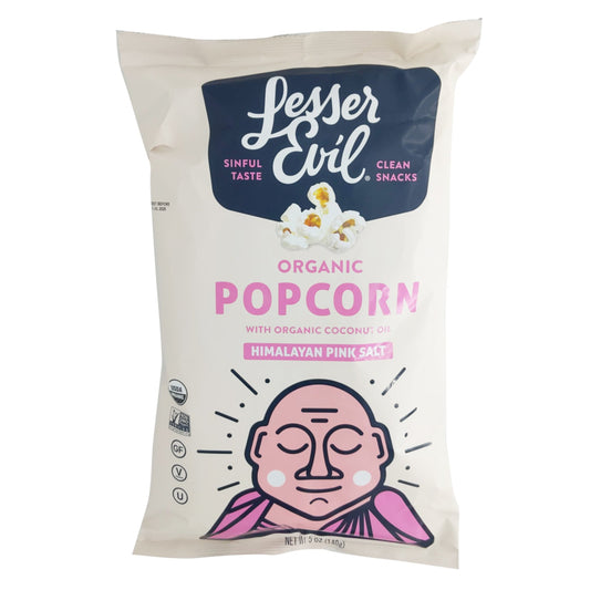 Lesser Evil, Buddha Bowl Organic Popcorn Himalayan Pink Salt 5 oz