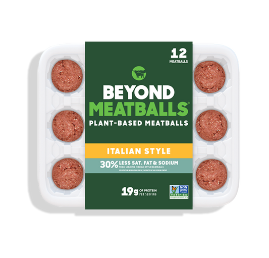 Beyond Meat, Plant-based Meatballs Italian Style 10oz (Frozen)