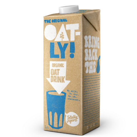 OATLY, Oat Drink Organic 1L x6pcs "best by 3/12/23"