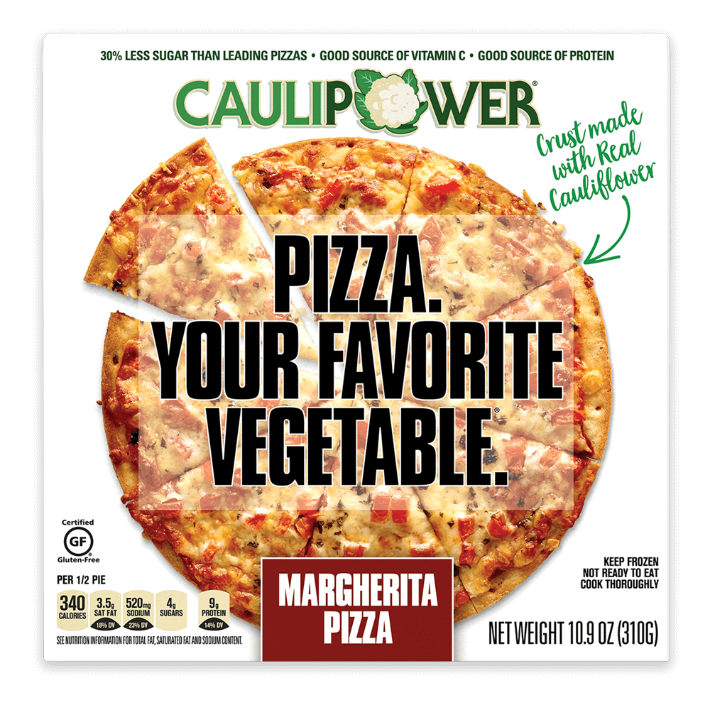 Caulipower, Gluten Free Cauliflower Pizza Margherita 10.9 oz (Frozen)