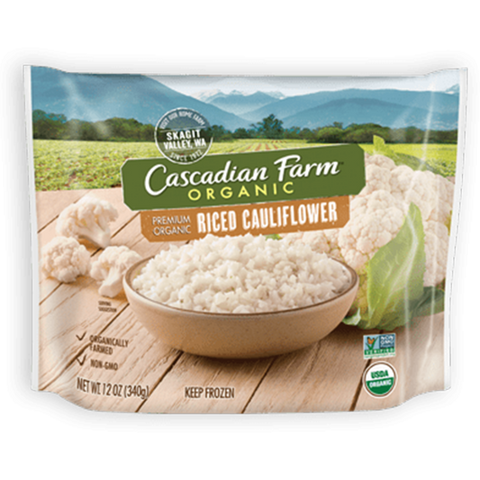 Cascadian Farm Organic, Riced Cauliflower 12oz (Frozen)