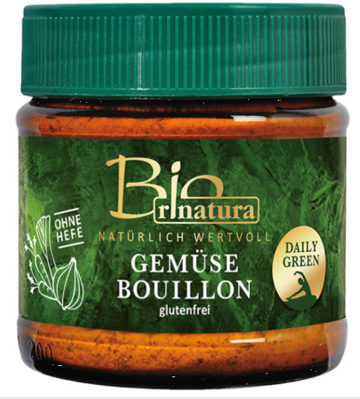 Rinatura, Gluten-Free Yeast-Free Vegetable Bouillon Powder 125G 'best by 2/2024'