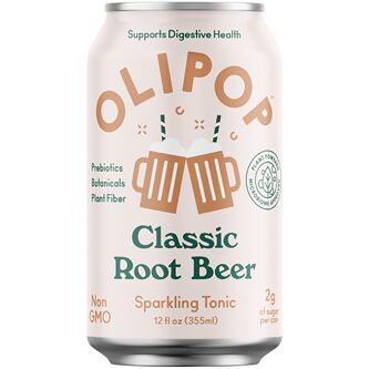OLIPOP, Classic Root Beer Sparkling Tonic 12oz (Chill)