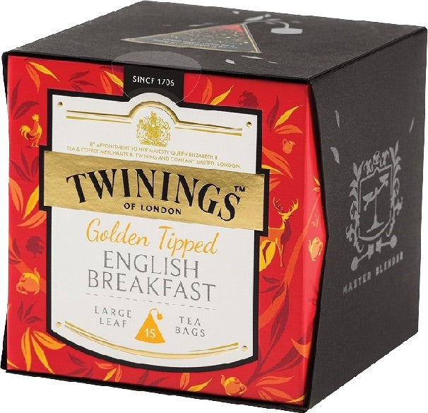 Twinings Golden Tipped English Breakfast - 15 Pyramid Tea Bags