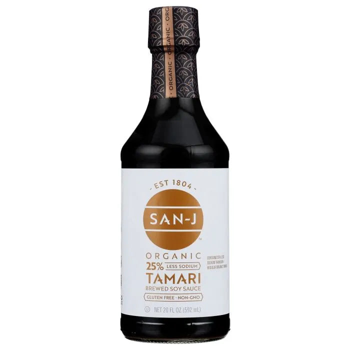 SAN-J, Organic Tamari Gluten Free Soy Sauce (reduced sodium) 20oz
