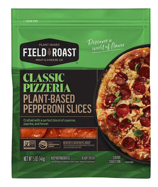 Field Roast, Classic Pizzeria Plant Based Pepperoni Slices 5oz (Frozen)