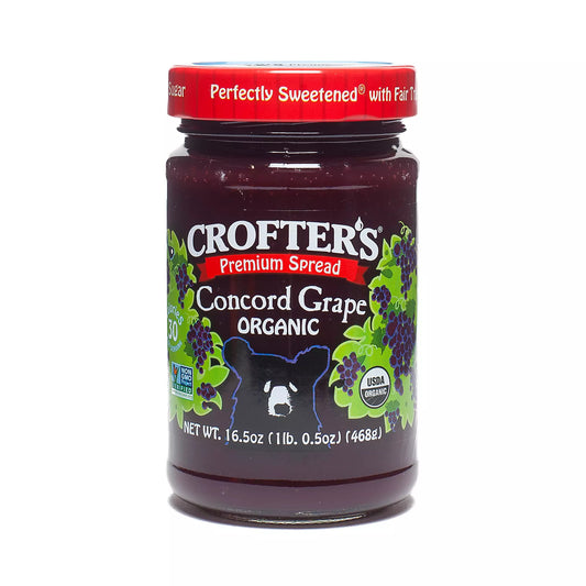 Crofter's Organic, Concord Grape Premium Spread 16.5oz