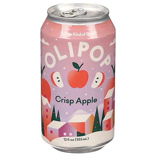 OLIPOP, Crisp Apple Sparkling Tonic 12oz (Chill)