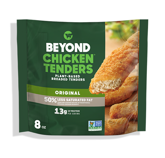 Beyond Meat, Plant-based breaded Tenders 8oz (Frozen)