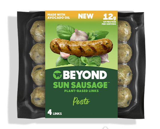 Beyond Meat, Beyond Sun Sausage Pesto 10.6oz (Frozen)