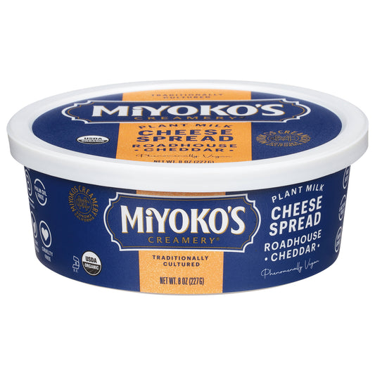 Miyoko's Creamery, Roadhouse Cheddar Spread 8 oz (Chill)