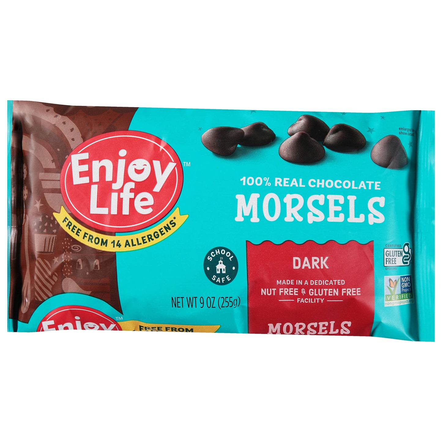 Enjoy Life, Gluten Free Dark Chocolate Chips Morsels 9oz