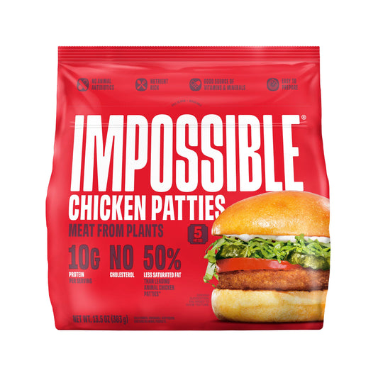 [Promo] Impossible, Plant Based Chicken Patties 13.5oz (Frozen)