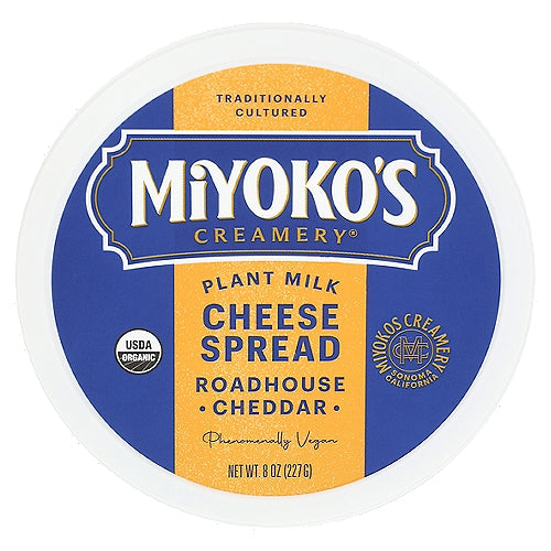 Miyoko's Creamery, Roadhouse Cheddar Spread 8 oz (Chill)