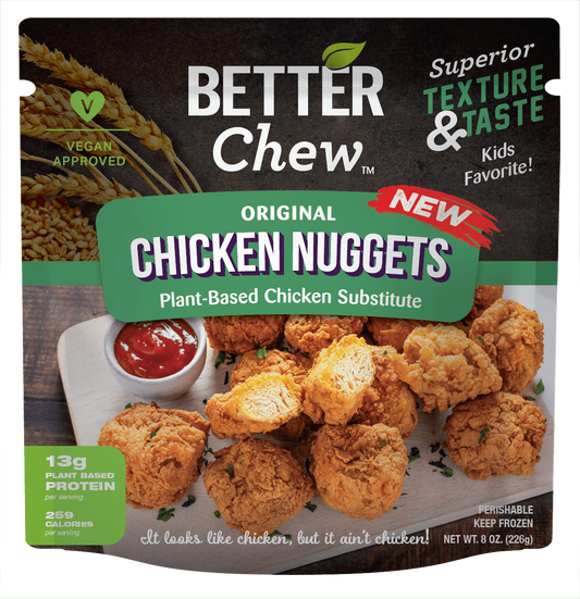 Better Chew, Plant-Based Original Chicken Nuggets 8oz (Frozen)