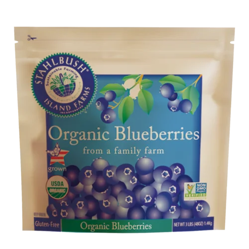 Stahlbush Island Farms, Organic Blueberries 48oz (Frozen)