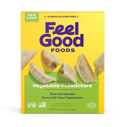 [Buy2get1free] Feel Good Foods, Gluten-Free Vegetable Potstickers 10oz (Frozen)