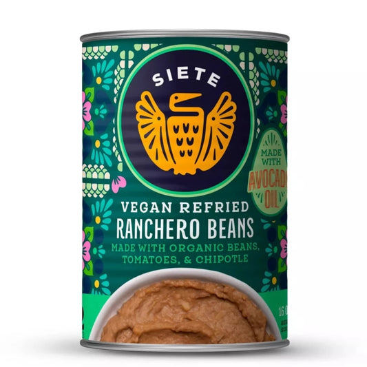 Siete, Vegan Refried Ranchero Style Beans 16oz