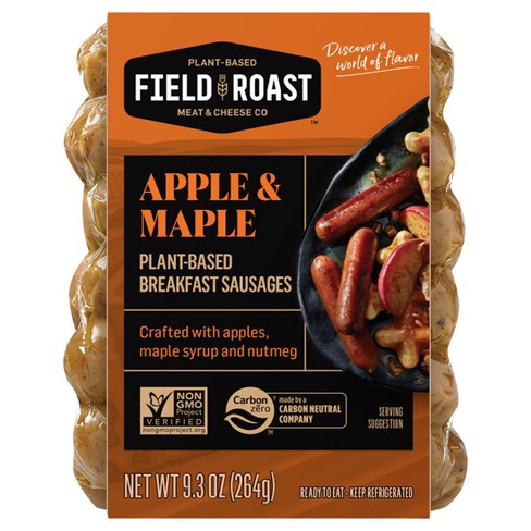 Field Roast, Plant Based Breakfast Sausages Apple & Maple 9.3oz (Frozen)