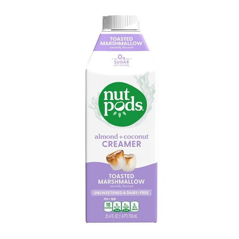 Nutpods, Almond+Coconut Creamer Toasted Marshmallow Unsweetened 25.4oz (Chill)