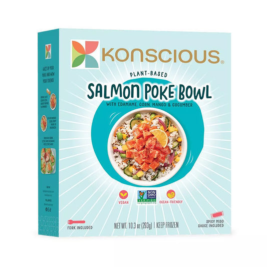 Konscious, Vegan Salmon Poke Bowl 10.3oz (Frozen)