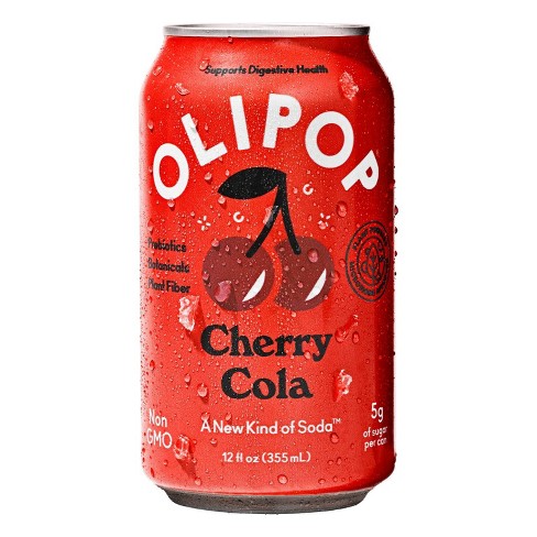 OLIPOP, Cherry Cola Sparkling Tonic 12oz (Chill)