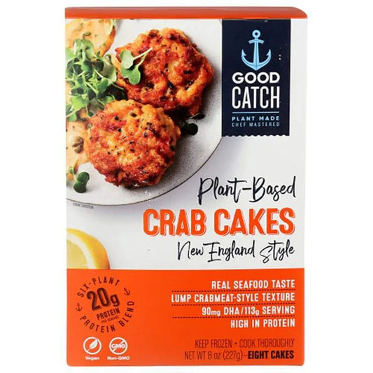 Good Catch, New England Style Plant Based Crab Cakes 8oz (Frozen)