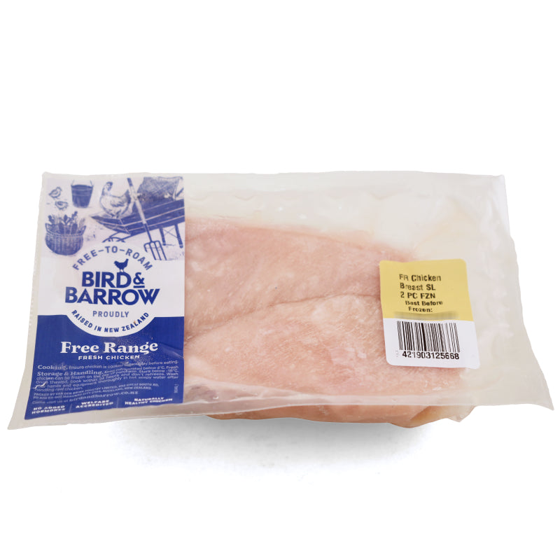 Bird & Barrow, Free Range Chicken Breast 400g (Frozen)