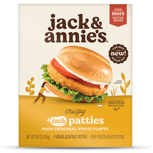 Jack & Annie's, Jackfruit Crispy Chicken Patties 9oz (Frozen)