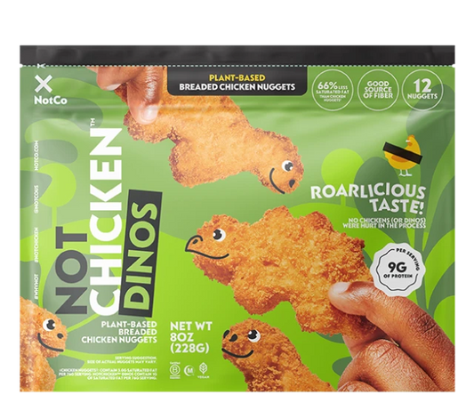 NotCo, Plant-Based Not Chicken Dinos Nuggets 8oz (Frozen)
