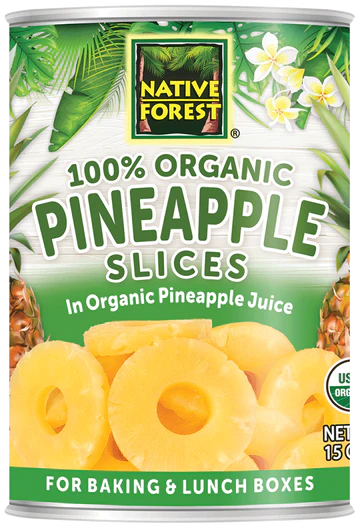 Native Forest, Organic Pineapple Slices 15oz