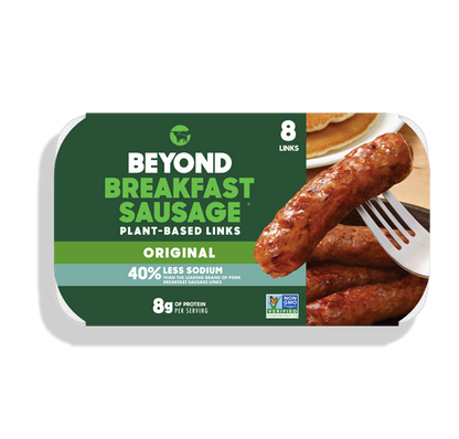 Beyond Meat, Beyond Breakfast Sausage Links Classic 8.3oz (Frozen)
