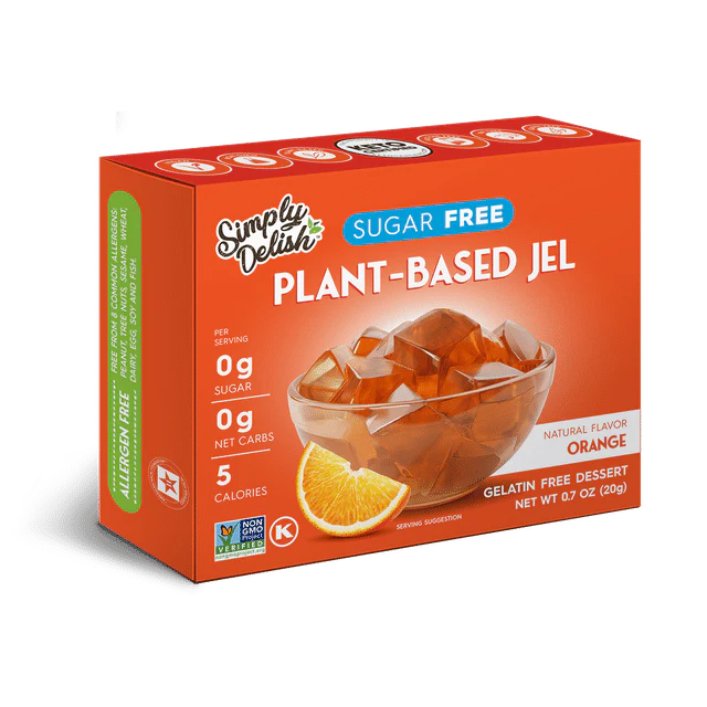 Simply Delish, Natural Orange Flavor Jel Dessert 0.7oz