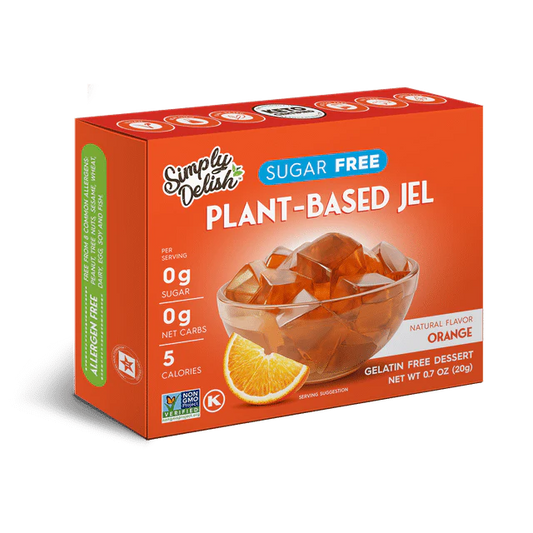 Simply Delish, Natural Orange Flavor Jel Dessert 0.7oz